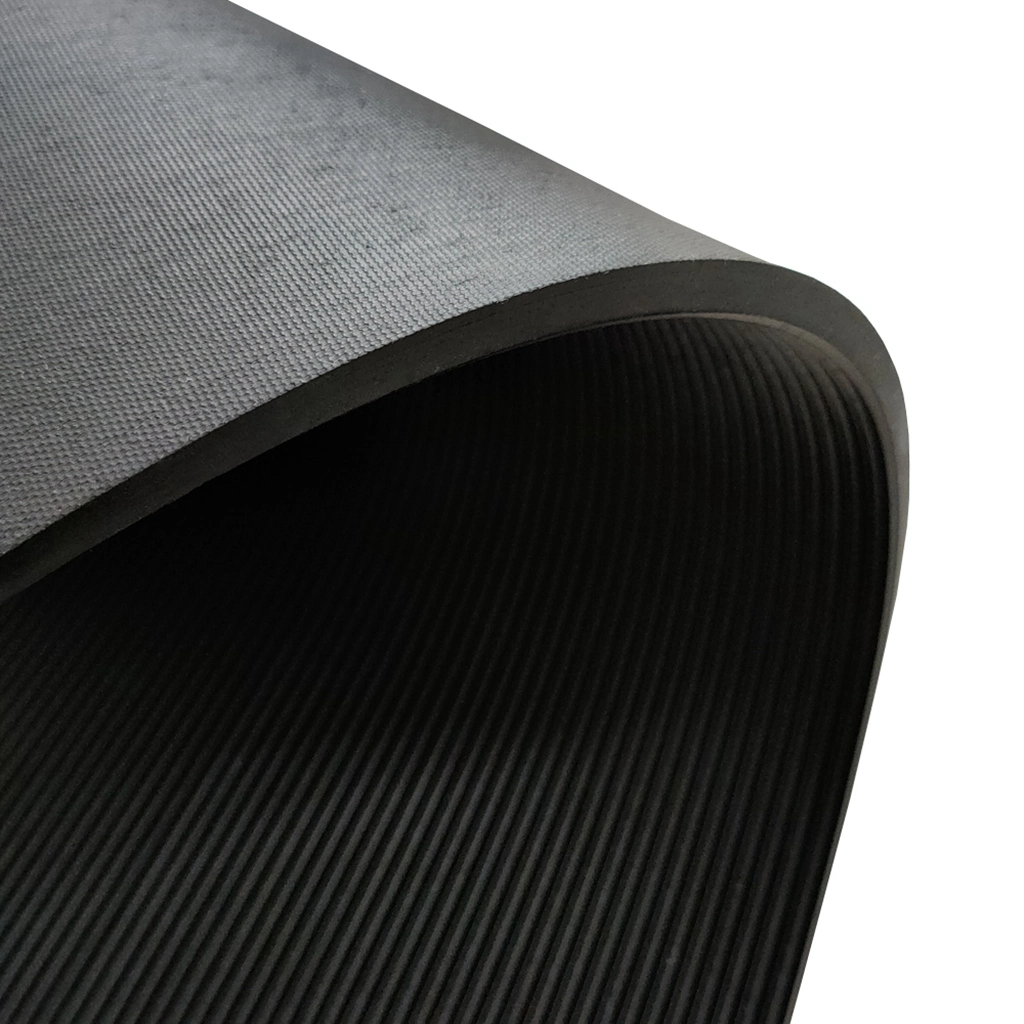 Black Green Black Sandwich Rubber Skirt Conveyor Belt Sheet